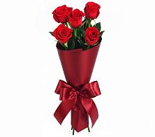 Букет 5 Красных роз Эдлесс Лав в Осташкове