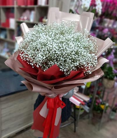 Букет цветов из: Гипсофила в Осташкове