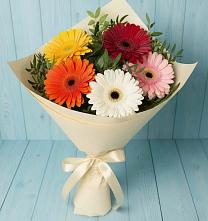 Букет цветов из:  Герберы в Осташкове