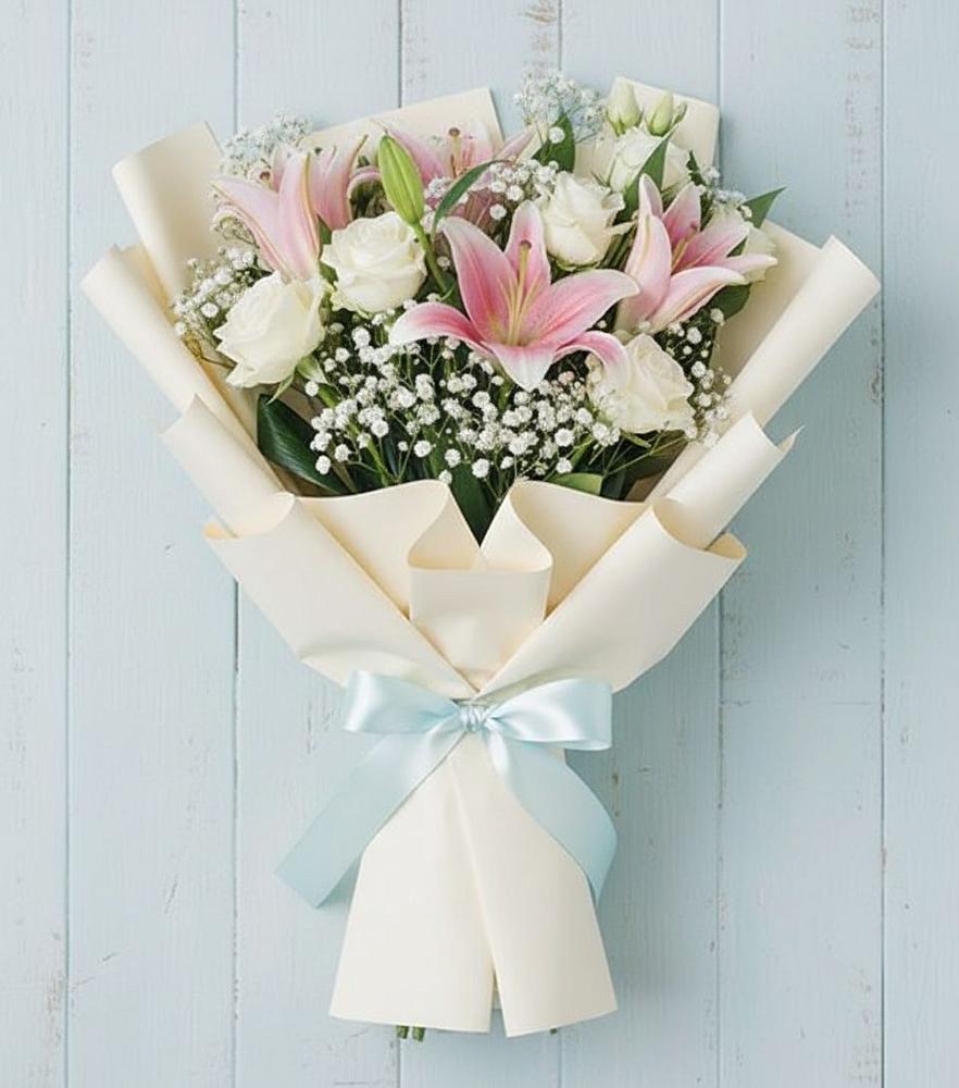 Букет цветов из: Лилии в Осташкове