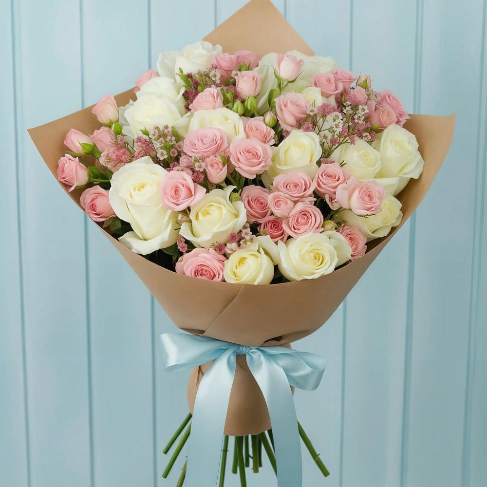 Букет цветов из: Розы в Осташкове
