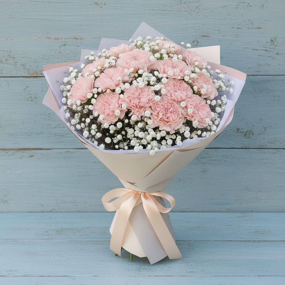 Букет цветов из: Гвоздики в Осташкове