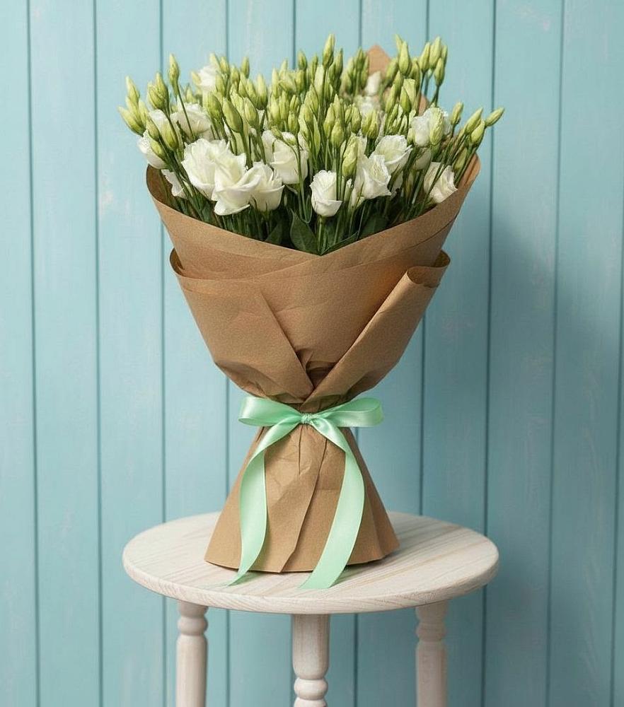 Букет цветов из: Лизиантусы в Осташкове