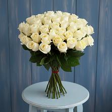 Букет 51 Белая роза Эдлесс Лав #REPLACE_PRED# Осташкове