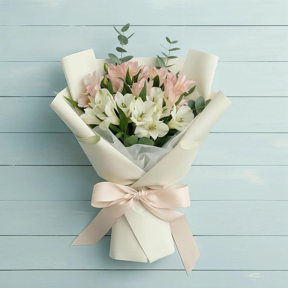 Букет цветов из: Альстромерии в Осташкове