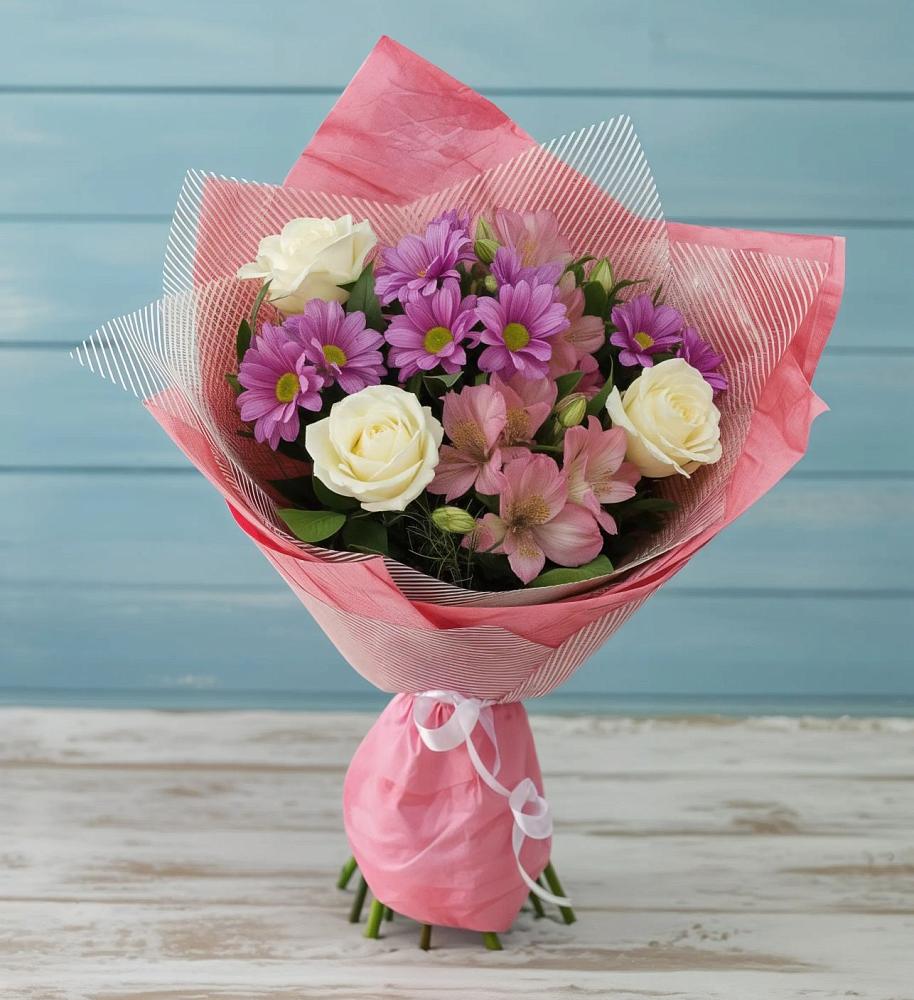 Букет цветов из: Герберы в Осташкове